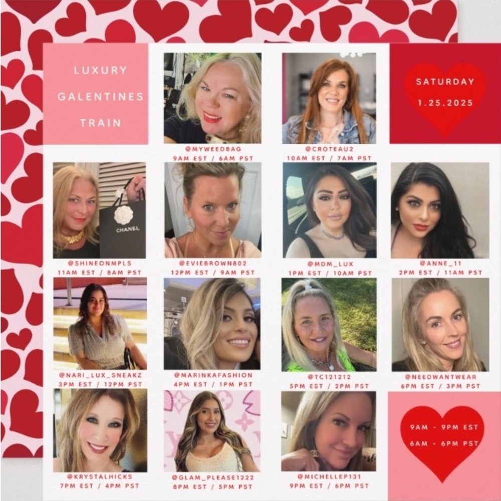 Luxury Galentine / Valentine Train 1/25/2025 at 9AM - 9PM EST
